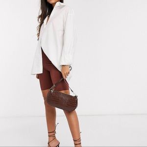 Legging shorts in slinky